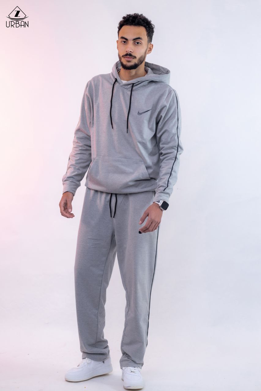 Gray Hoodie & Jogger Set