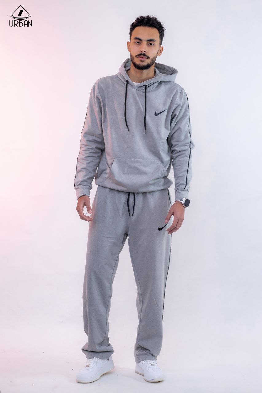 Gray Hoodie & Jogger Set