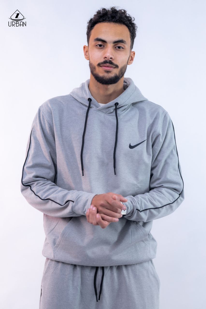 Gray Hoodie & Jogger Set