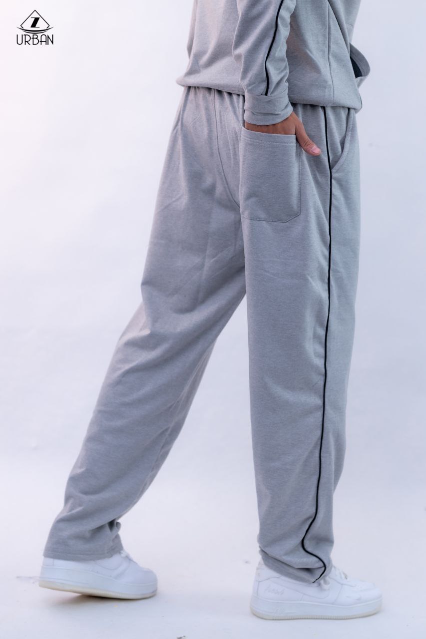 Gray Hoodie & Jogger Set