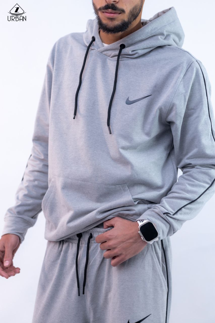 Gray Hoodie & Jogger Set