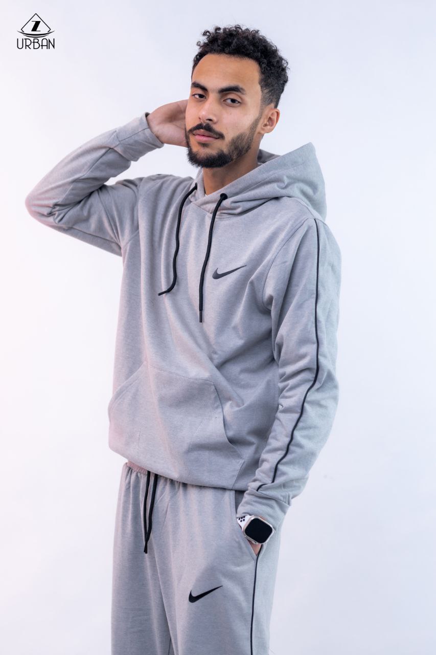 Gray Hoodie & Jogger Set