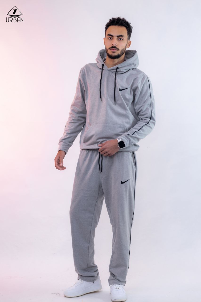 Gray Hoodie & Jogger Set