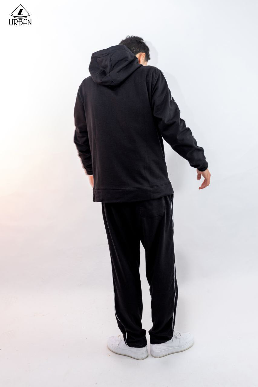 Black Hoodie & Jogger Set