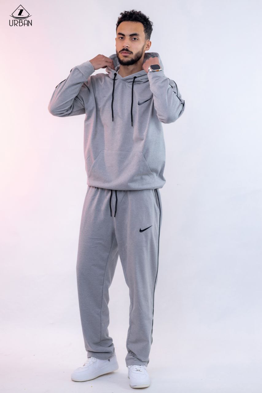 Gray Hoodie & Jogger Set